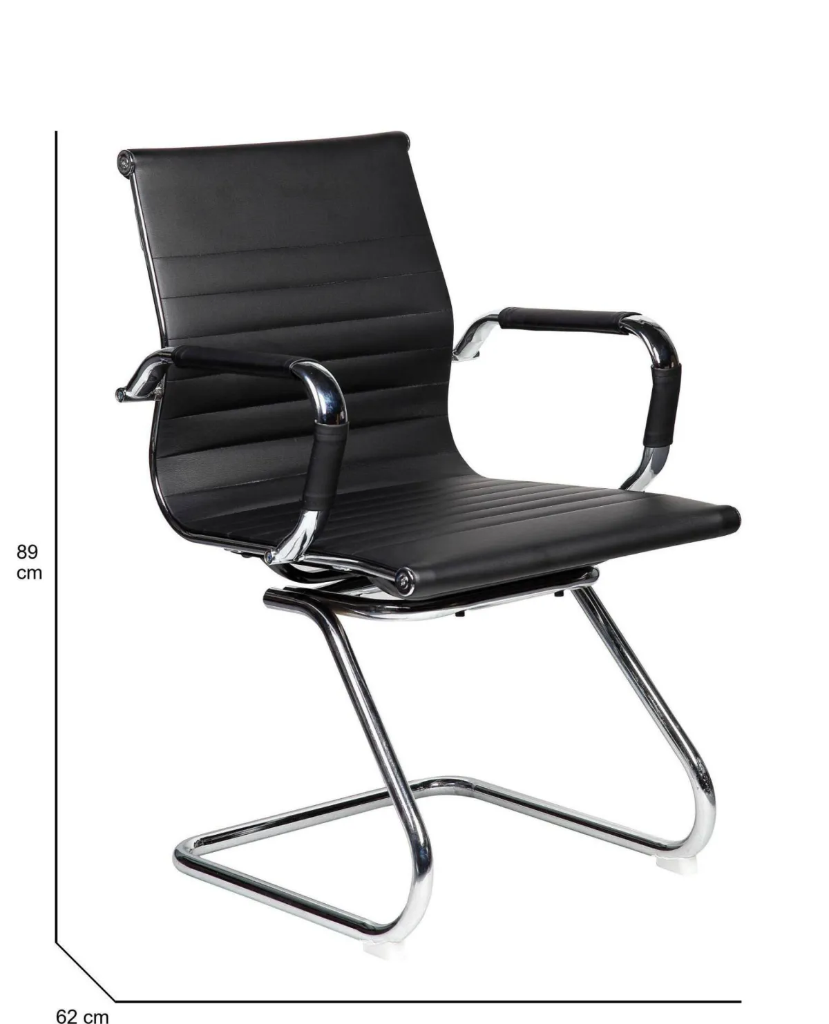 Ufficio|Camera Da Letto > Dmora Sedia Dfusett, 62x54h89 cm, Nero