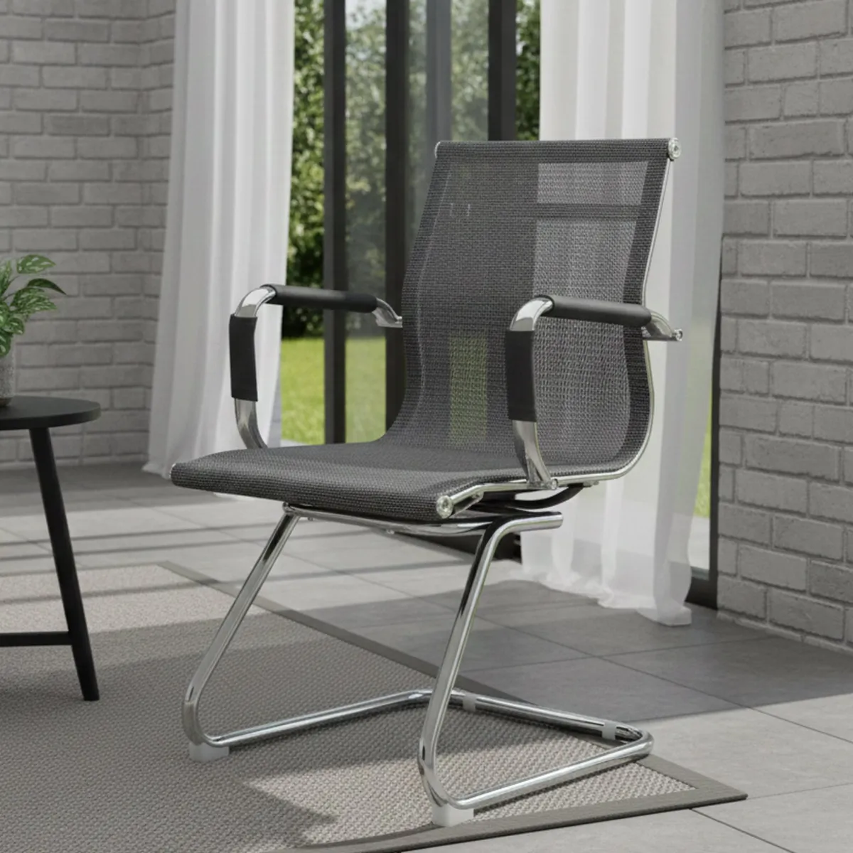 Sedie > Dmora Sedia una Sedia Peso Supportato 120 kg, Altezza Seduta 43 cm - Balvano Grigio