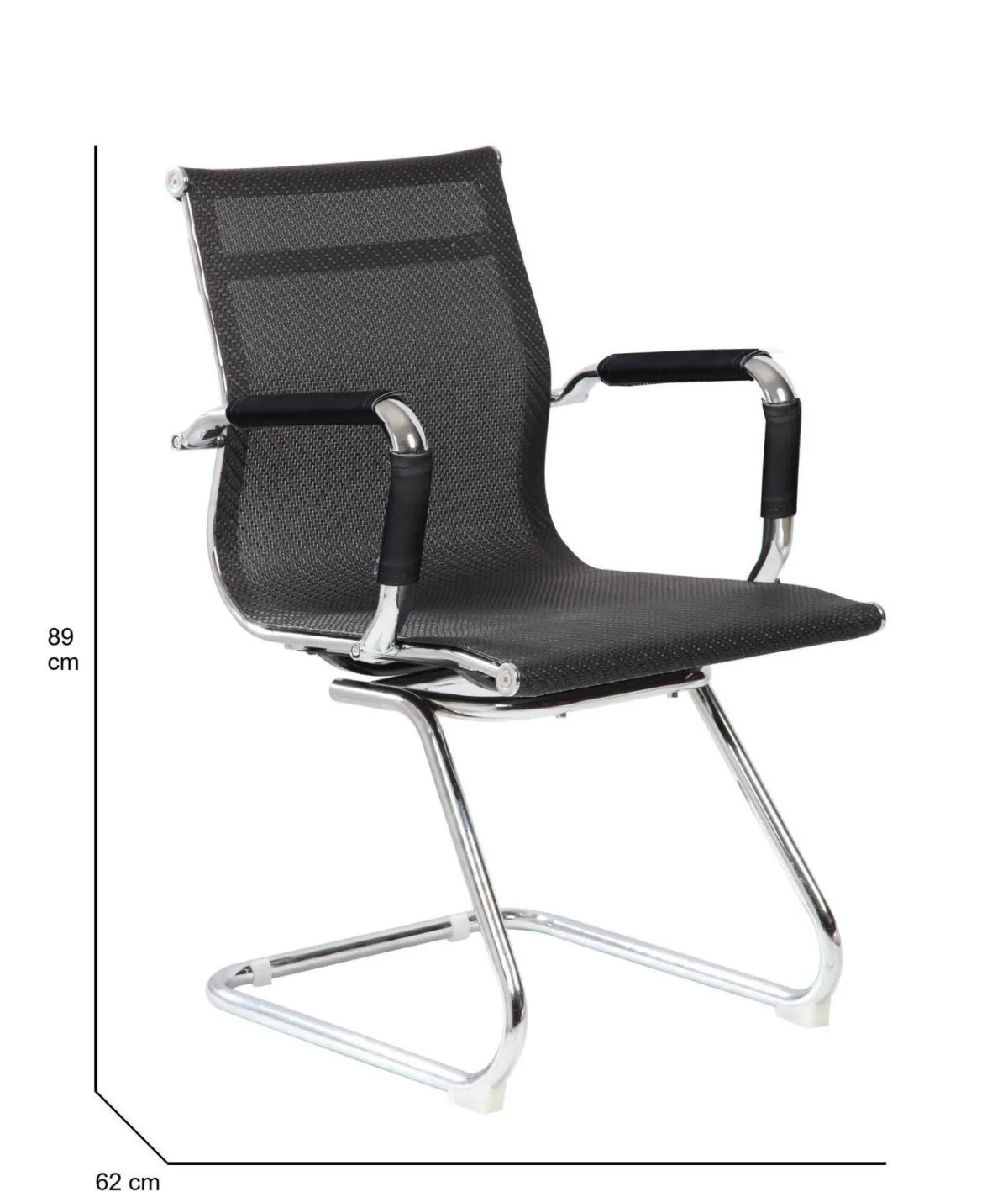 Sedie > Dmora Sedia una Sedia Peso Supportato 120 kg, Altezza Seduta 43 cm - Balvano Nero