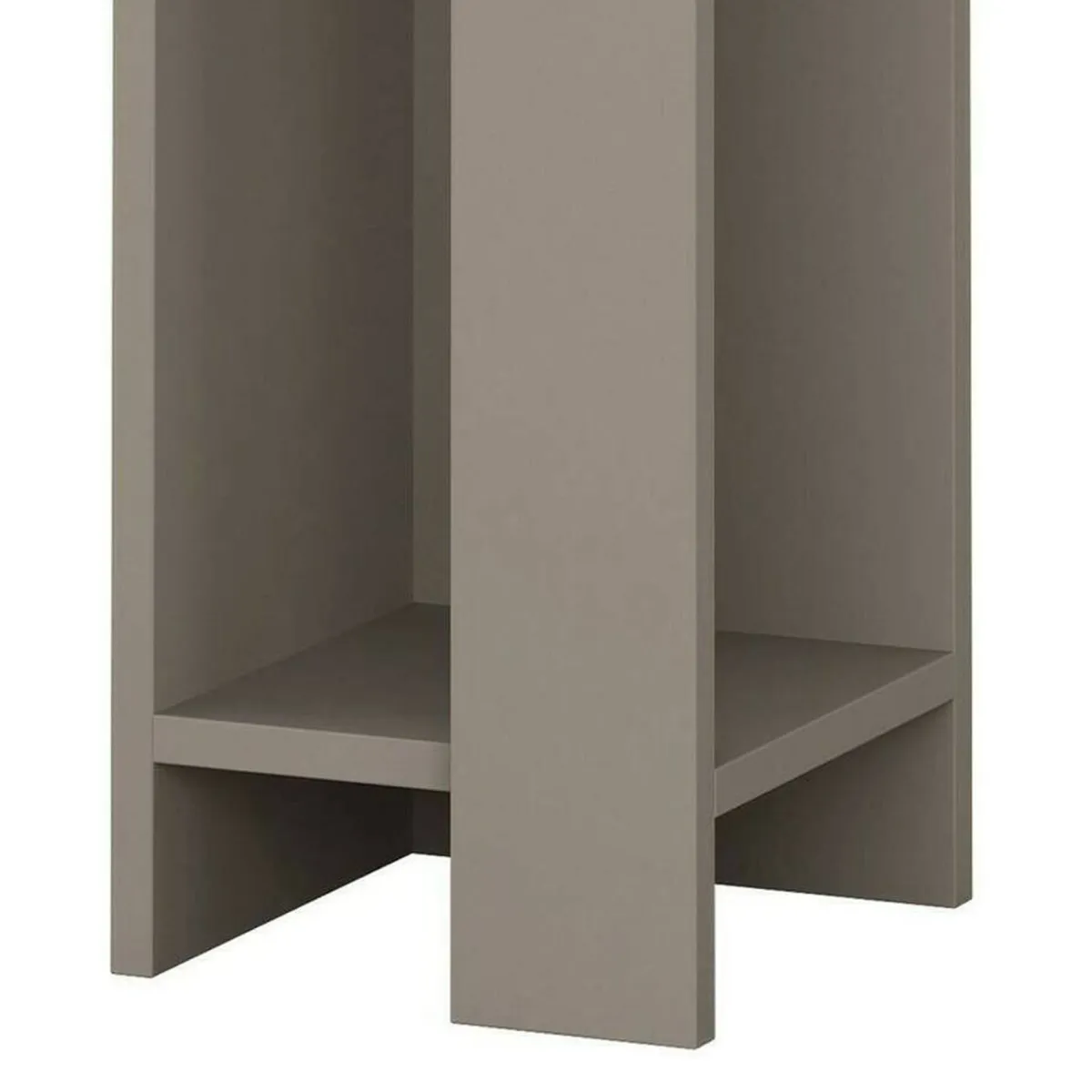 Comodini > Dmora Set Comodini 4 Ripiani Colore Ripiano Grigio, Elementi Inclusi 2 Comodini - Tartano Grigio Tortora