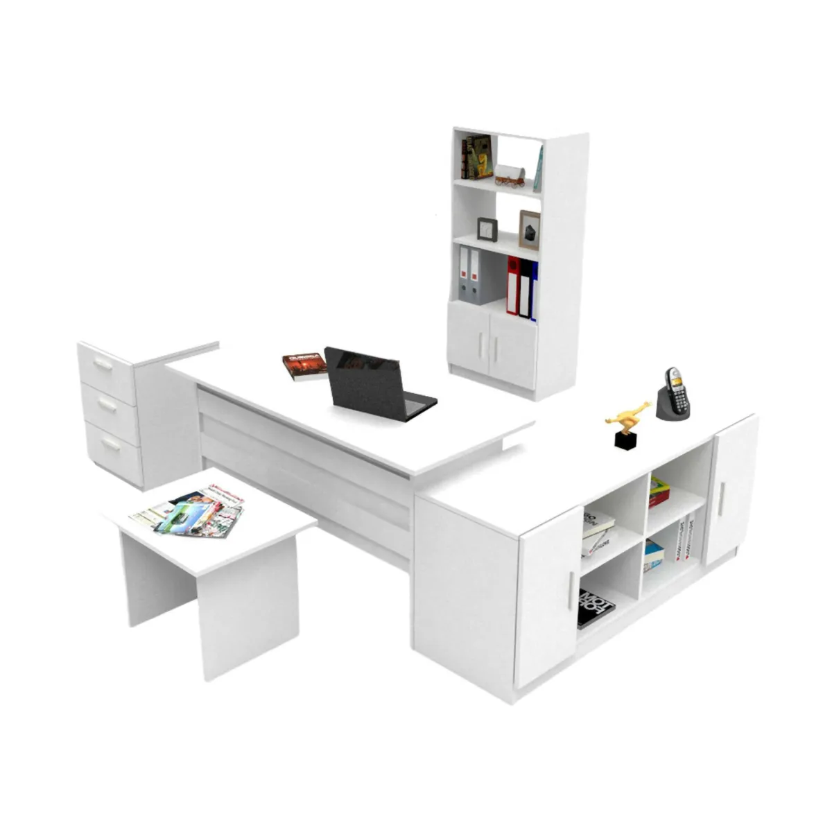Set Da Ufficio > Dmora Set da ufficio Hilda, Bianco