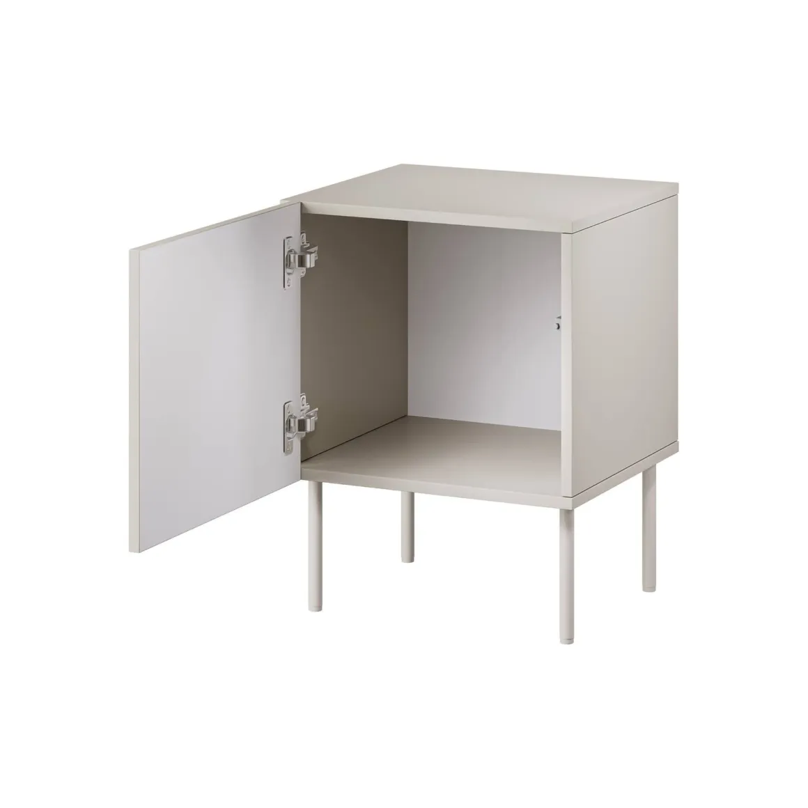 Set di 2 comodini Viano, 45x42 h59 cm, Beige