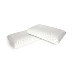 Guanciali > Dmora Set di 4 guanciali Cerfoglio, Made in Italy, 70x40 h16 cm, Bianco Bianco, Bianco