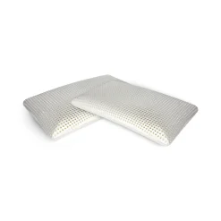 Set di 4 guanciali Citronella, Made in Italy, 70x40 h12 cm, Bianco