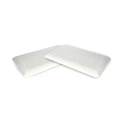 Guanciali > Dmora Set di 4 guanciali Menta, Made in Italy, 70x39 h10 cm, Bianco Bianco, Bianco