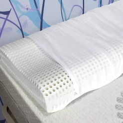 Guanciali > Dmora Set di 2 guanciali Origano, Made in Italy, 70x41 h12 cm, Bianco Bianco, Bianco