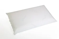 Set di 2 guanciali Prezzemolo, Made in Italy, 70x40 h14 cm, Bianco