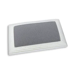 Set di 4 guanciali Prezzemolo, Made in Italy, 70x40 h14 cm, Bianco