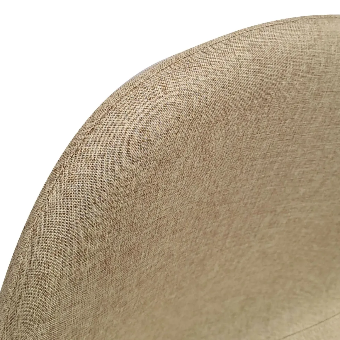 Set di Sedie Beige Nero 8 Sedie Imbottito, Effetto Corda - Zambrone
