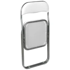 Sedie > Dmora Set di Sedie Bianco Grigio 10 Sedie Imbottito, Peso Supportato 80 kg - Antenore Grigio, Bianco