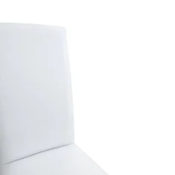 Set di Sedie Bianco 4 Sedie Imbottito, Effetto Laccato - Ferraris