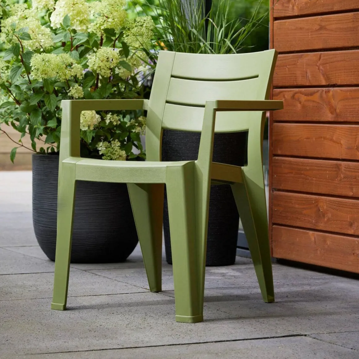 Set di 6 sedie da giardino impilabili multicolore - Courtenay