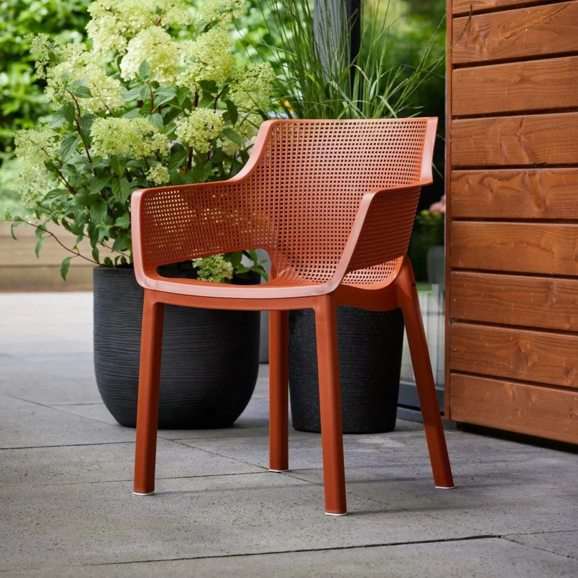 Set di 6 sedie da terrazzo impilabili multicolore - Boisbriand
