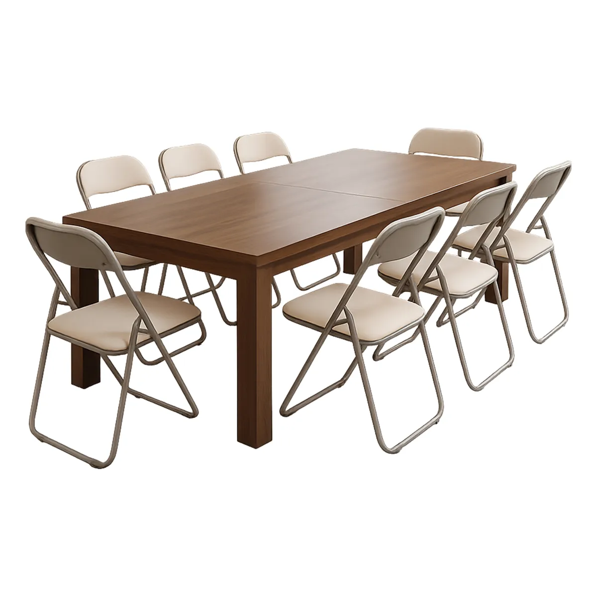 Sedie > Dmora Set di Sedie Grigio Grigio 10 Sedie Imbottito, Peso Supportato 80 kg - Antenore Grigio, Grigio