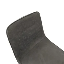 Set di Sedie Grigio Scuro oro 4 Sedie Effetto Velluto, Imbottito - Cabiate