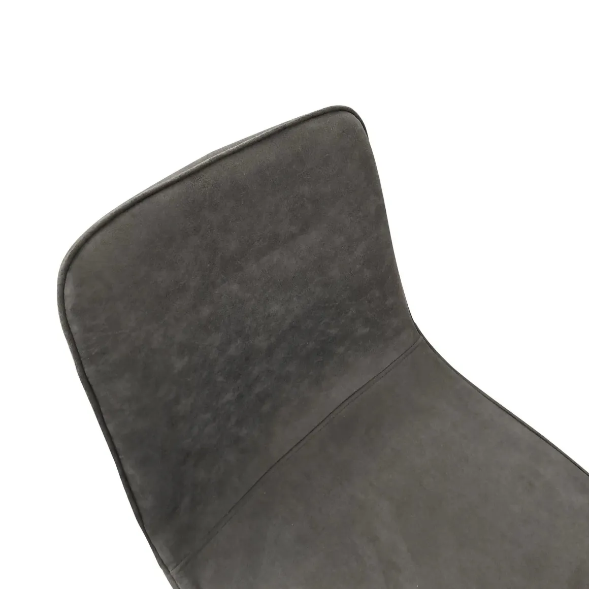 Set di Sedie Grigio Scuro oro 4 Sedie Effetto Velluto, Imbottito - Cabiate