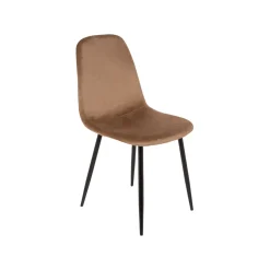 Set di 4 sedie pranzo imbottite in velluto beige - Arter