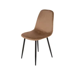 Set di 6 sedie pranzo imbottite in velluto beige - Arter