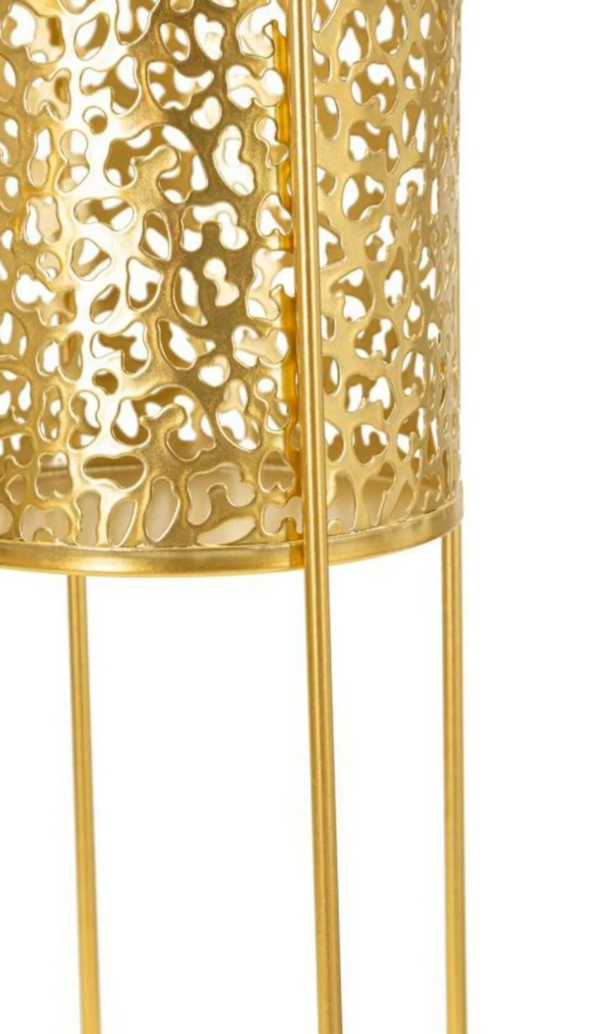 Oggettistica|Vasi > Dmora Set di 2 vasi Robert, , 17x17 h46 cm Oro