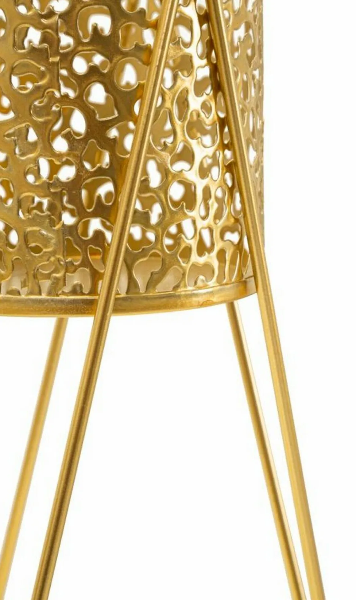 Set di 2 vasi Robert, Oro, 21x20 h46 cm