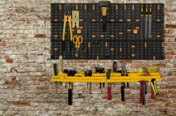 Oggettistica > Dmora Set porta utensili Domiziana, cm 100x22h50, Nero