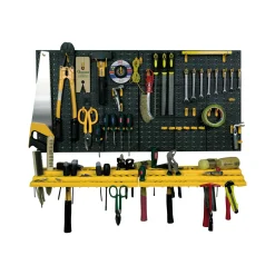 Oggettistica > Dmora Set porta utensili Domiziana, cm 100x22h50, Nero