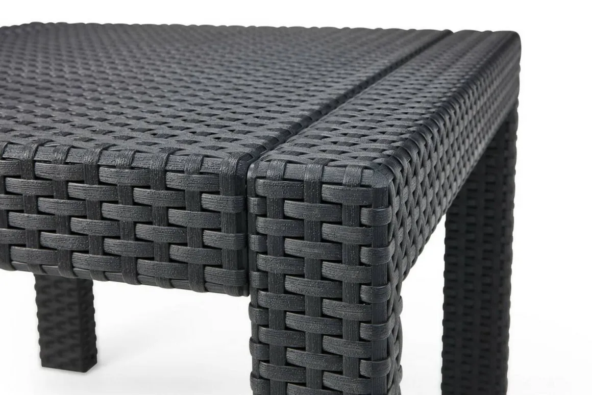 Set salotto balcone 2 poltrone antracite - Brooks