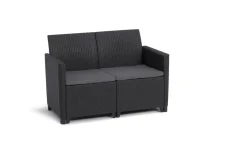 Set salotto da esterno Nepean, 113x65 h74 cm, Antracite