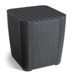 Set Da Esterno|Salotti Da Giardino > Dmora Set salotto da esterno Viking, 62x60 h89 cm, Antracite Nero Antracite