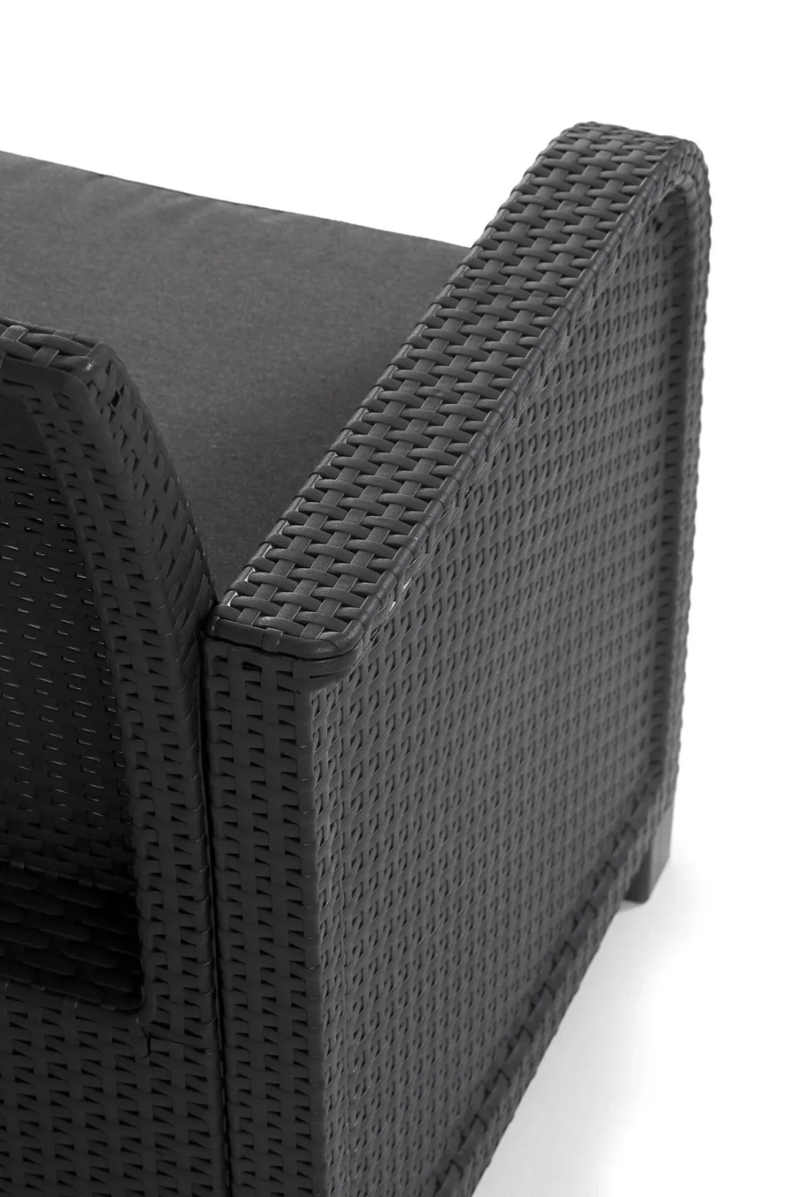 Set salotto esterno 2 poltrone e 1 divano antracite - Barrhead