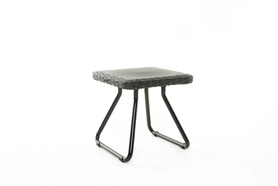 Salotti Da Giardino > Dmora Set salotto esterno 2 posti e 1 tavolo - Camini Bianco