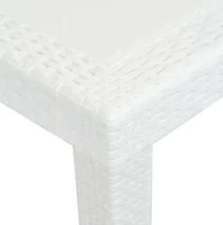 Set Da Esterno|Outdoor > Dmora Set salotto esterno 4 sedie e tavolo allungabile - Arret Bianco