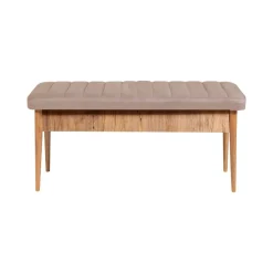 Set tavolo allungabile 8 posti 2 sedie e 2 panche in legno - Padru