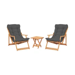 Set Tavolo e Sedie Giallo 2 Posti Dimensione Tavolo 40x40h40 cm, Dimensione Seduta 66x48h113 cm - Biagio