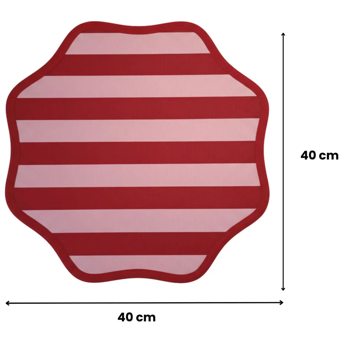 Tovaglie|Tovagliette > Dmora Set 2 Tovagliette/Sottopiatti in Ecopelle Hati, Rosso e Rosa 40x40 cm, Coppia bicolore, Lavabili e Antiscivolo, Indoor/Outdoor, Made in Italy Rosa, Rosso