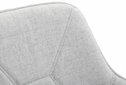 Sgabello alto moderno con seduta imbottita 55x55x109h cm - Moore