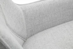 Sgabello alto moderno con seduta imbottita 55x55x109h cm - Moore