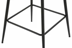 Sgabello alto moderno con seduta imbottita 55x55x109h cm - Moore
