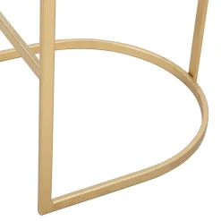 Sgabelli > Dmora Sgabello oro Nero Imbottito Rivestimento in Velluto 45x45x90h cm, Materiale Struttura in Metallo - Daparoha Nero, Oro