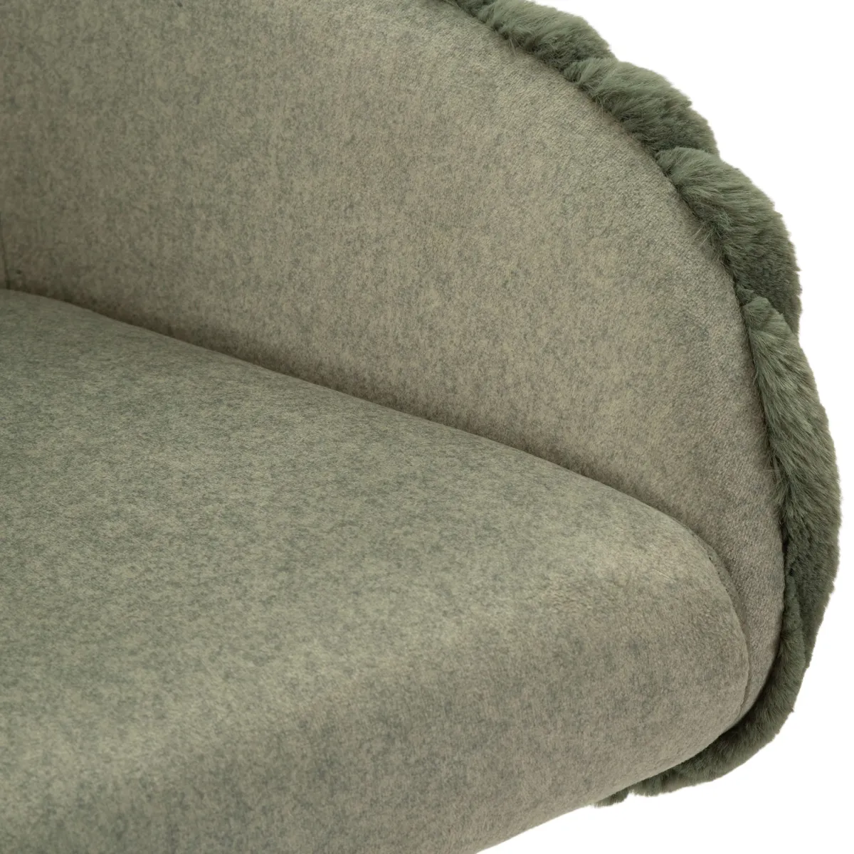Sgabelli > Dmora Sgabello Imbottito set da 2 con Schienale 52x46x111h cm, Materiale Struttura in Legno Nobilitato - Spiti Verde