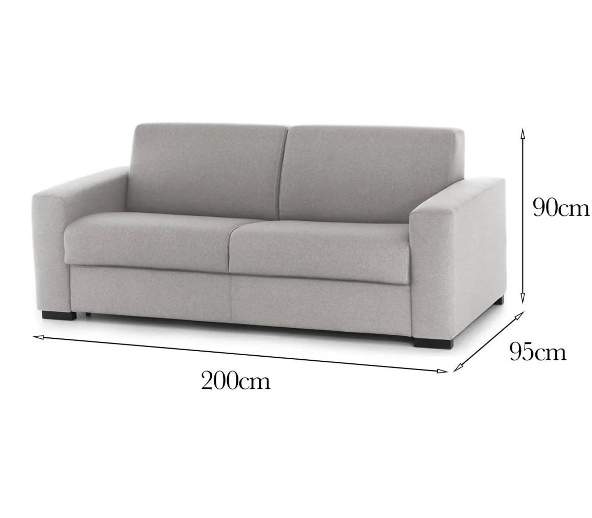 Sofa ad angolo grigio 200x95x90h cm - Larimar