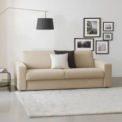 Sofa angolare beige 200x95x90h cm - Larimar