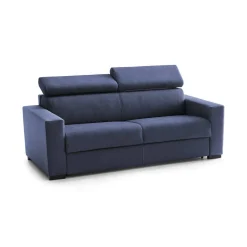 Sofa design blu 220x95x85h cm - Matrice