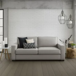 Salotto|Divani Fissi 3 Posti > Dmora Sofa design 200x95x90h cm - Abernathy Grigio