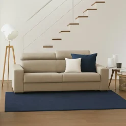 Salotto|Divani Fissi 3 Posti > Dmora Sofa sfoderabile 200x95x85h cm - Vigolana Beige