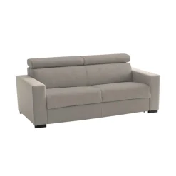 Divani Fissi 2 Posti|Salotto > Dmora Sofà design tortora 200x95x85h cm - Schiavo Grigio Tortora