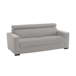 Sofà sfoderabile grigio 160x95x85h cm - Aggius