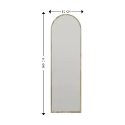 Specchio alto noce 50x160h cm - Artus