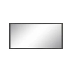 Specchi > Dmora Specchio antracite lucido 120x60h cm - Adelchi Nero Antracite lucido