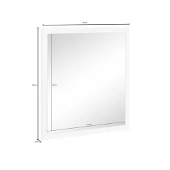 Specchio antracite lucido 60x60h cm - Lelia